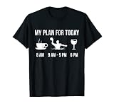 Lustig Wasserball Spieler Sport My Plan For Today T-S