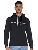 Tommy Hilfiger Herren Tommy Logo Hoody Sweatshirt, Blau (Sky Captain 403), X-Large (Herstellergröße:XL)
