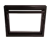 ACO 60cm Nebenraumfenster Kippfenster Einfachglas Fenster braun Kunststofffenster, Größe:60 x 50