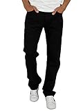 Levi's Herren Jeans Straight Leg 501, Farbe: Schwarz, Größe: 36/30