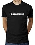 Hashtag GossipGirl # Gossip Girl - Herren T-Shirt von KaterLikoli, Gr. M, Deep Black