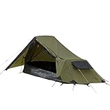 Grand Canyon Richmond 1 - Tunnelzelt für 1 Person | Ultra-leicht, wasserdicht, kleines Packmaß | Zelt für Trekking, Camping, Outdoor (Capulet Olive)