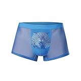 Zhiyao Herren Boxershorts Atmungsaktiv Sport Unterhose Funktionsunterwäsche Briefs R