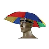 westeng Golf Angeln Camping mit Kopfbedeckungen Cap Sonne Regen Regenschirm Hat 55 cm Durchmesser 1 Stück