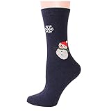 VICIKON 1 Paar Haussocken Damen Weihnachtssocken Wintersocken Warme Haussocken Thermosocken Kuschelsocken Damen Wintersocken Damen 39-42 Warm Sportsocke Unisex Sportsocken Kuschelsocken W