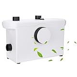 EINFEBEN Hebeanlage Abwasserpumpe 600W 140L/min Schmutzwasserpumpen 3/1 Fäkalienpumpe mit integriertem Rückschlagventil WC Häcksler Kleinhebeanlag