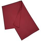 Seitenschläferkissen Bezug Baumwolle Kissenbezug - Kissen Set - Inlett od. Füllkissen Bordeaux Kissenbezug 40 x 145