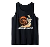 Rennschnecke Joggen Laufen Läufer Sport Marathon Ausdauer Tank Top