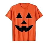 Halloween Kürbis oranges T-Shirt für Frauen, Männer, Kinder T-S