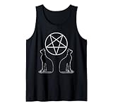 Satanische Katzen | Pentagramm | Hail Satan 666 | Purr Evil Tank Top