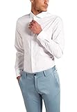 ETERNA Hemd SLIM FIT Stretch unifarben, Weiß, Gr.- W41 Lang