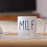 Neue Mutter Geschenk Est 2021 Tasse erwartet Mutter zum ersten Mal Baby Geschenke ersten Milf Herzlichen Glückwunsch Kaffeeb