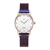 ZRY Frauen Uhr Uhr Uhren Dame Mode Kleid Weibliche Mädchen Uhr Casual Quarz Bewegung Magnetische Strap Armbanduhr (Farbe: A)(C)