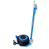 Wagenheber 3T Pneumatischer einstellbar Winkel, Luftheber aufblasbarer, einstellbar Griff, Wagenheber Luftkissenheber Ladekapazität, blau für F