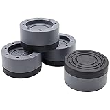 Abanok 4 Stück Waschmaschinen Schwingungsdämpfer Unterlage, Universal Waschmaschinen Unterlage, Vibrationsdämpfer Gummi Füße für Trockner & Waschmaschine Tables, Chairs, etc- Waschmaschine Fußp