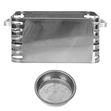 TOPBATHY Blechfolie Gasherd Brenner Edelstahl Heizung Ofen Essen Gegrillt Herd Grill Grillen Ofen Für Home Küche Camping 17X12