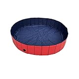 SHU ILV Faltbarer Hundepool Haustierbadewanne Schwimmwanne Badewanne Outdoor Indoor Faltbarer Badepool für H