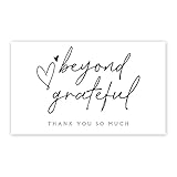 30 Stück 'Thank You for Your Order' Karten Beyond Grateful Labels Paket Einlagen Wunderbar Schätzen für Online-Einzelhandel Geschenk (Typ 5)