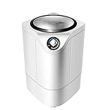 PAKUES-QO Waschmaschinen Mini-Waschmaschine Tragbare Waschmaschine Toplader Halbautomatische Waschmaschine Mit Ablaufkorb Waschkapazität 4,8Kg-39 * 39 * 63Cm (Farbe : A)