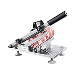 SHYOD Gewerbliche Haushaltsanleitung Lamm Rindfleisch Fleisch Slicer MatterLoaf Schneidemaschine Gemüsearmton Rolls Hand Minituter S