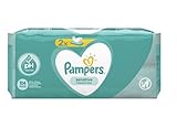 Pampers 81687189 Sensitive Baby Feuchttücher, weiß