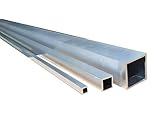 Alu Vierkantrohr Quadratrohr Aluminium Rechteckrohr Hohlprofil (15 x 15 x 2 mm, Länge: 2.000 mm)