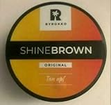 Byrokko Shine Brown Premium-Bräunungsbeschleuniger-Creme 1 Dose à 190 ml, zum Bräunen auf Sonnenliege und im Freien, 100% natürliche I