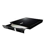 Asus SDRW-08D2S-U LITE/BLK Externer DVD-/CD-Brenner, USB, schlankes Desig