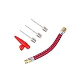 1 Set 5 in 1 Nadelventil Schlauch Reifenpumpe Verlängerungsschlauch Luft Nadeln Ballpumpe Nadeln Basketball Nadel zum Aufpump