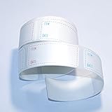 Selbstklebende Etiketten mit Muster für Tiefkühlkost, Gläser, Päckchen, Tüten, orange und türkis 30x70 mm, 300 Stk. auf einer R