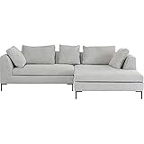 Kare Design Ecksofa Gianni Cord Grau R