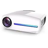 CGSJG 1080p Projektor Full HD Beamer Video 6500 Lumen Homecinema Mobiltelefon Gusswand High-Definition Smart Projector 4K Unterrichtsgewerbe Hotel Büroprojek