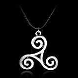 WDBUN Halskette anhänger schmuck Modestil Persönlichkeit Protagonist Männer Teen Wolf Halskette EIN Werwolf Junge Anhänger Schmuck Seilkette Halloween Weihnachten Valentinstag Geburtstag Geschenk