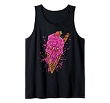 Gefrorene Joghurt-Schädel-Eistüte Tank Top