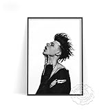 tianxianbaobao Yungblud Rockmusik Sänger Star Leinwand Poster Drucke Foto Portrait Bilder Bar Cafe Wandkunst Wohnkultur Wandbild A981 50×70CM Ohne R