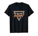 Herren Boy Likes Squatting Ironic Spruch Powerlifter Gym T-S