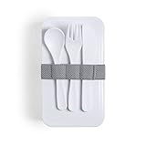 Hermetische Lunchbox mit Besteck / Lunchbox für Arbeit / Lunchbox aus Kunststoff zum Mitnehmen / Kit Tupper hermetische Lunchbox für Arbeit / Lunchbox Arbeit und R