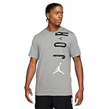 Nike Herren J Jdn Air Stretch T-Shirt, Carbon Heather/Black/White, M
