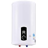 Elektro Warmwasserspeicher - Thermometer, 2000W, emailliert, 50, 80, 100 Liter Speicher, für Wandmontage Wasserboiler,Boiler Smart Control wandhängender, Warmwasserbereiter, Warmwasserboiler für B