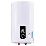 Elektro Warmwasserspeicher - Thermometer, 2000W, emailliert, 50, 80, 100 Liter Speicher, für Wandmontage Wasserboiler,Boiler Smart Control wandhängender, Warmwasserbereiter, Warmwasserboiler für B