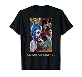 Legends Of Arcane - The Arcane Of Vi, JInxx & Viktor Anime T-S