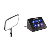 Elgato Stream Deck Mini + Elgato Key Light (6 anpassbaren LCD-Tasten, professionelle LED Studiobeleuchtung, 2.800 Lumen, App-fähig, für Windows 10, MacOS 10.13 oder neuer)