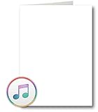 PlayMegram bespielbare blanko Audio-Grußkarte mit USB und 128 MB Speicher, Für eigene Sprachnachrichten und Musik, Musik-Grußkarte, Audio-Glückwunschkarte, Kreative Geschenk