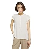 TOM TAILOR Denim Damen 1022409 Basic Bluse, 22515-Soft Creme Beige, M