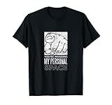Lustig Spruch Hand Zeigefinger Freiraum Befehlen Geschenk T-S