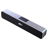 ACEHE Altavoz inalámbrico FM Radio LED TV Barra de sonido Alarmas Reloj Altavoz inalámbrico Home Cinema Surround Subwoofer Caja de sonido * Neg