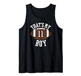 That's My Boy #11 Football Number 11 Jersey Football Mom Dad Tank Top