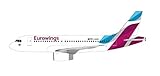 herpa 612487 – Airbus A319 Eurowings Flugzeug, Miniaturmodelle, Airplane, Flugzeugmodell, Detailgetreu, Sammlerstücke, Miniaturflugzeuge, Modellbausatz, Detailgetreu - Maßstab 1:200