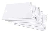 Legamaster 7-156000 Flipchart-Papier, 5 Blöcke mit je 20 Blatt, blank
