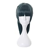 Anime Cosplay Perücke, Jujutsu Kaisen Perücke, mit Kostenloser Perückenkappe, für Halloween, Party, Karneval, Nachtleben, Konzerte, Hochzeiten (Maki Zenin Perücke)